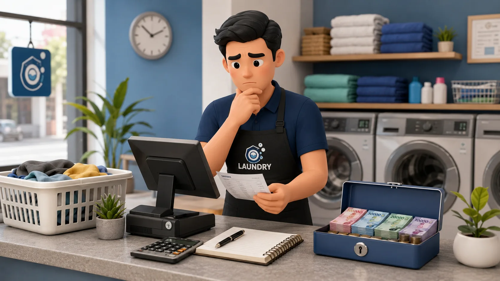 5 Cara Mencegah Kebocoran Kas di Bisnis Laundry